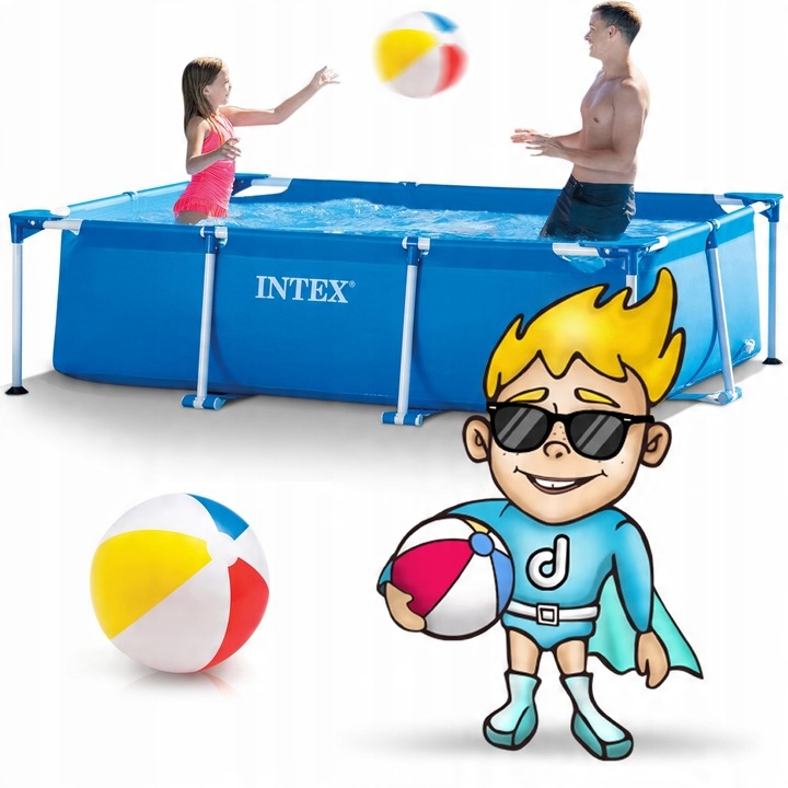 Pravokutni bazen s okvirom 15 u 1, 3 x 2 m | Intex - Slika 8