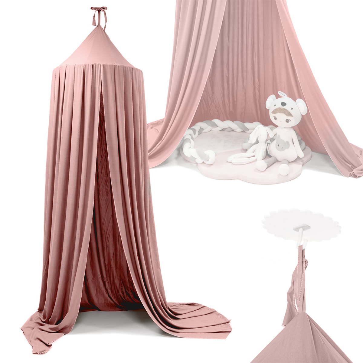 Dječji baldahin - TeePee šator | ružičasta