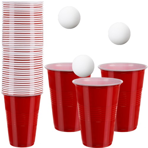 Igra Beer Pong, 50 crvenih čaša, Ruhhy | 21232