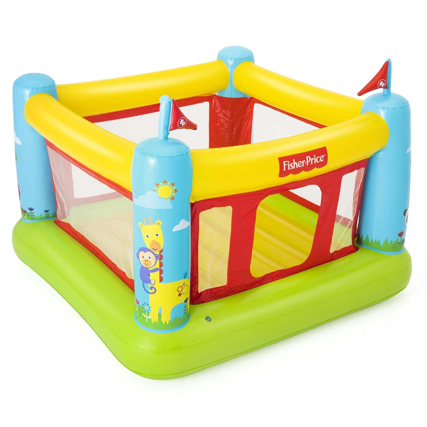 Naduvani trampolin, šarena, 175 x 173 x 135 cm, Fisher-Price | 93553