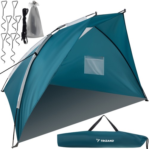 Plažni šator, 220x120x120 cm, tirkizna | Trizand
