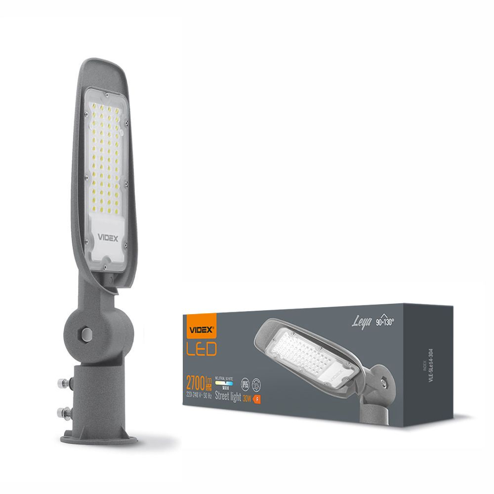 Pouličné LED svetlo LEYA značky VIDEX je LED pouličné svietidlo s kompletnou ochranou proti vode