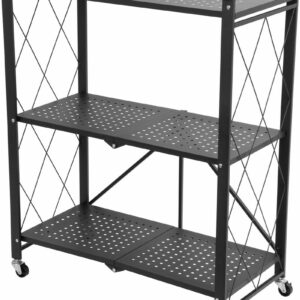 Metalna polica sa 3 police, dimenzija 87x72x34 cm, 50 kg po polici | Racks RAW3T