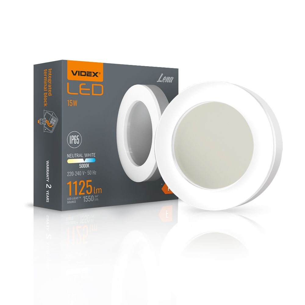 Nadžbukna svjetiljka, 15 W, neutralno bijela, Videx | BHFR-155