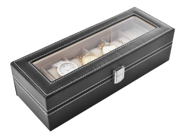 Organizator za satove, 6 pretinaca, crna | Soulima - Image 7