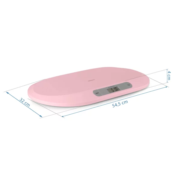 Elektronička dječja vaga - do 20 kg | ružičasta