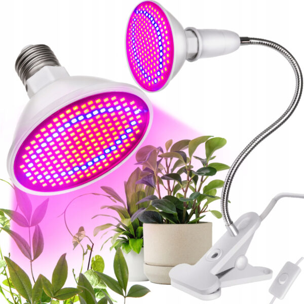 LED svjetiljka za uzgoj i rast biljaka 200 LED E27 | 9,5 W