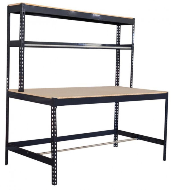 Radni stol s policom, Racks PWB60, max. 350 kg | 183 x 183 x 90 cm