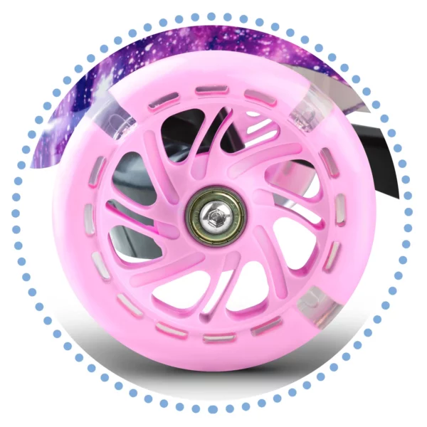 Romobil sa 3 kotača, ljubičasto-roza, Ricokids Piko | BCJ765013