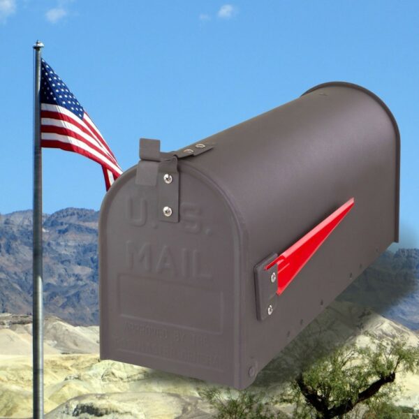 Američki poštanski sandučić, 52 x 17 x 25,5 cm, antracit | Dema