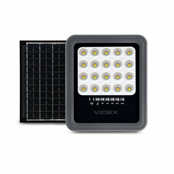 LED solarni reflektor HORS 500Lm 5000K | VIDEX