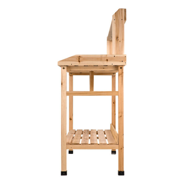 Radni stol, drveni, pocinčani | 120 x 45 x 111 cm