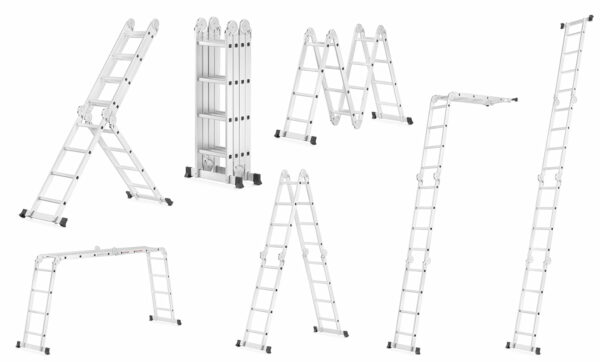 Skela s ljestvama 4x4, bez platforme | 150 kg