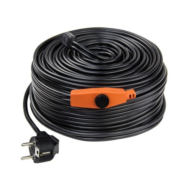 Grijani kabel za zaštitu od mraza, s termostatom | 18 m