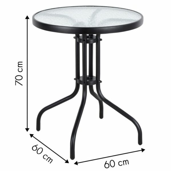Vrtni stol, 60 cm, okrugli, Modern Home | MUSC-070