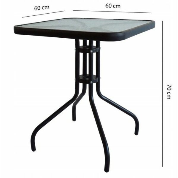 Vrtni stol, 60 cm, kvadratni, Modern Home | MUSC-070