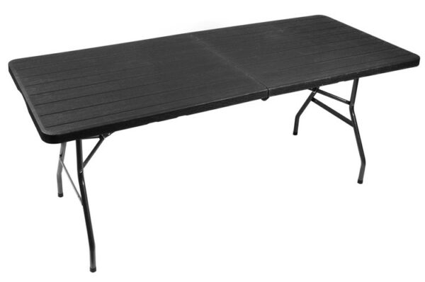 Vrt stol, sklopivi, crni, Gardlov | 180 cm