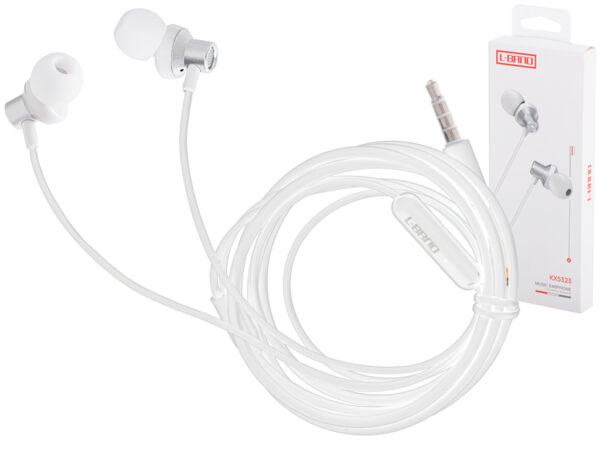 Slušalice, USB-C, 120 cm, bijele, L-Brno | BCX5321