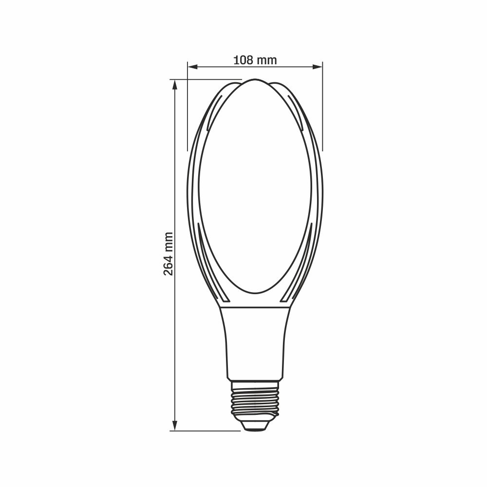 LED žarulja, 50 W, A108, Videx | A108-50274