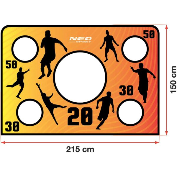 Nogometni list za trening, narančasti, 180 x 120 cm | Neo-Sport