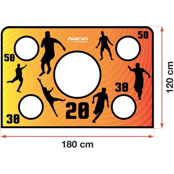 Nogometni list za trening, narančasti, 215 x 150 cm | Neo-Sport