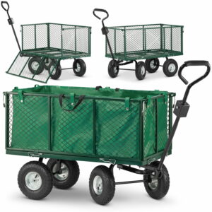 Vrtna transportna kolica - 450 kg | list s ručkama