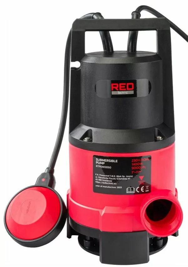 Pumpa za mulj RTPDW0050, 1400W | RED TECHNIC