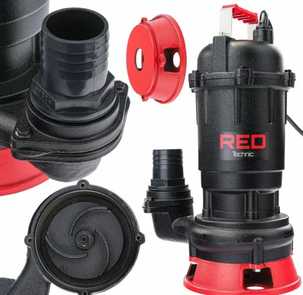 Pumpa za mulj s nožem RTPDSR0071, 750W | RED TECHNIC