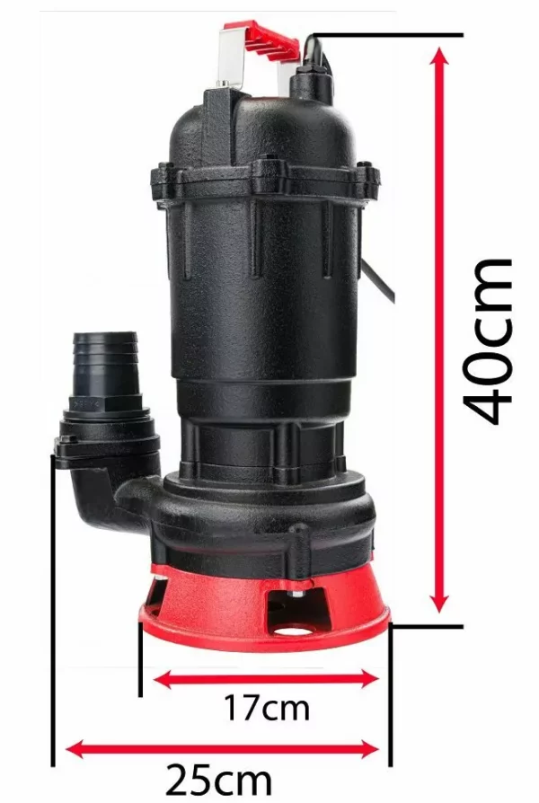 Pumpa za mulj s nožem RTPDSR0071, 750W | RED TECHNIC