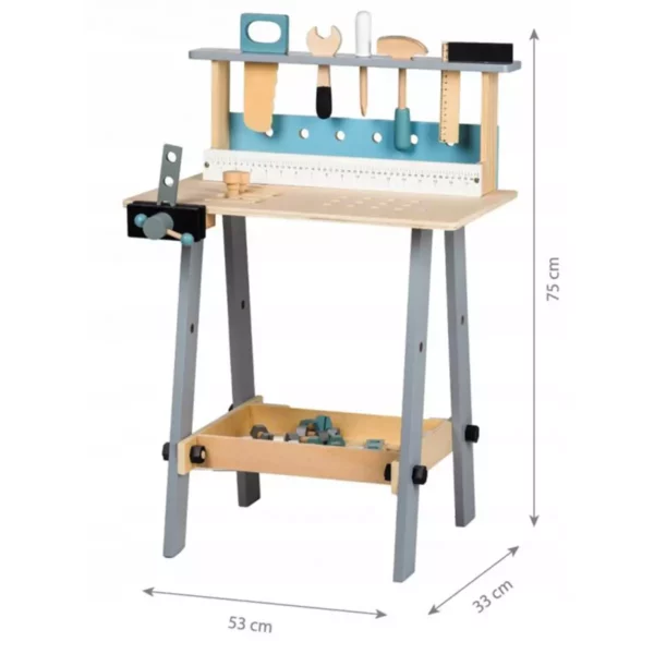 Drvena radionica s alatom - 32 kom | Ecotoys