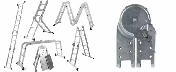 Skela s ljestvama bez platforme, 4x3 | 150 kg