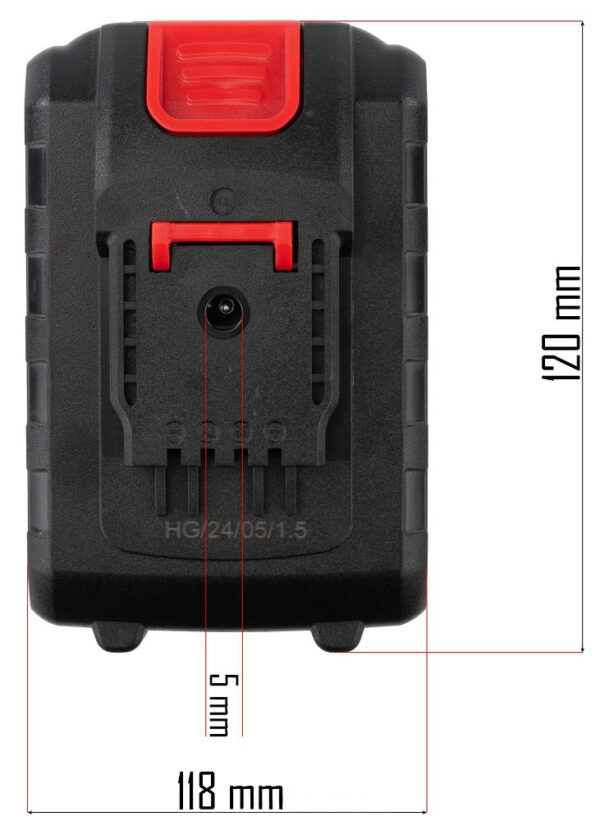 Akumulator za vrtne škare RTSA0063-BT, 20V | RED TECHNIC