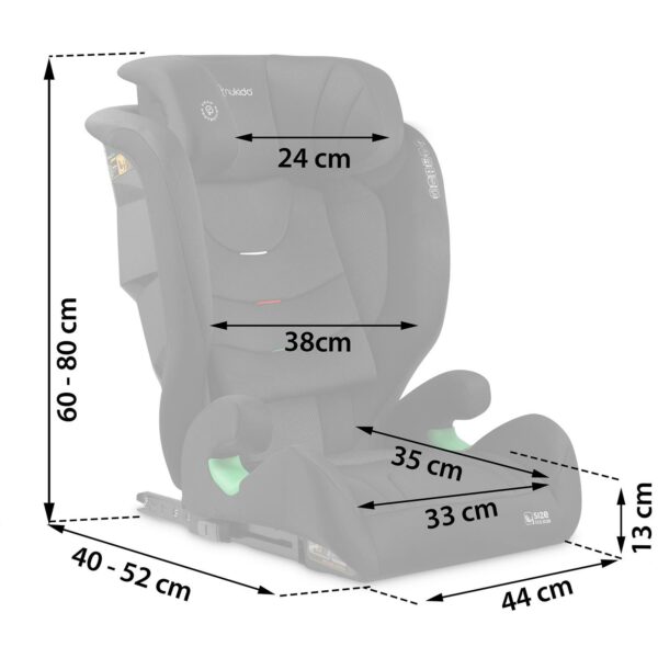 Autosjedalica Louis Soft, ISOFIX, 15-36 kg, crna | Nukido