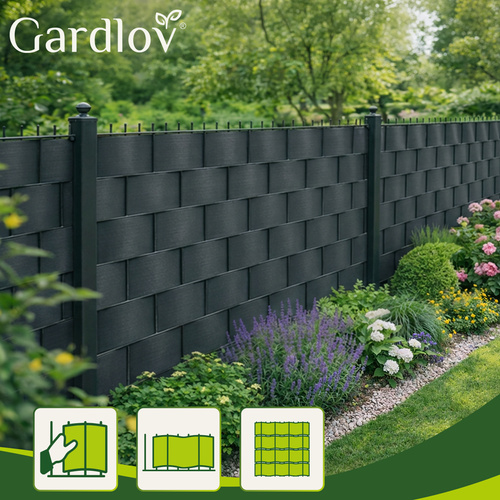 Traka za ogradu, 19cmx35m, 630g/m2, antracit | Gardlov - Image 11