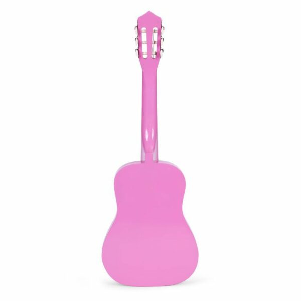 Dječja drvena gitara, roza | ECOTOYS - Image 6