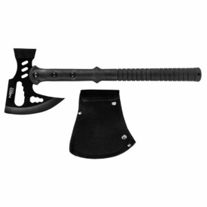 Taktička sjekira 3 u 1, 42 cm, crna | NEO TOOLS je svestrani alat koji kombinira nekoliko funkcija, idealan za bushcraft i ljubitelje preživljavanja.