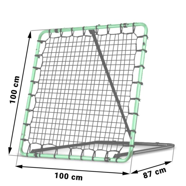 Gol za trening, 100x100cm, zeleni | Neo-Sport - Image 7