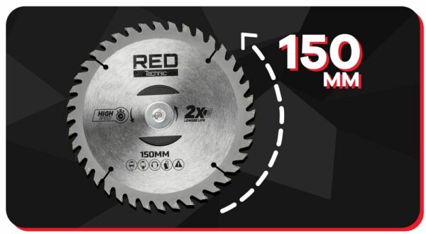 Nož trimera RTPKA0104-TT, 150 mm | RED TECHNIC - Image 3