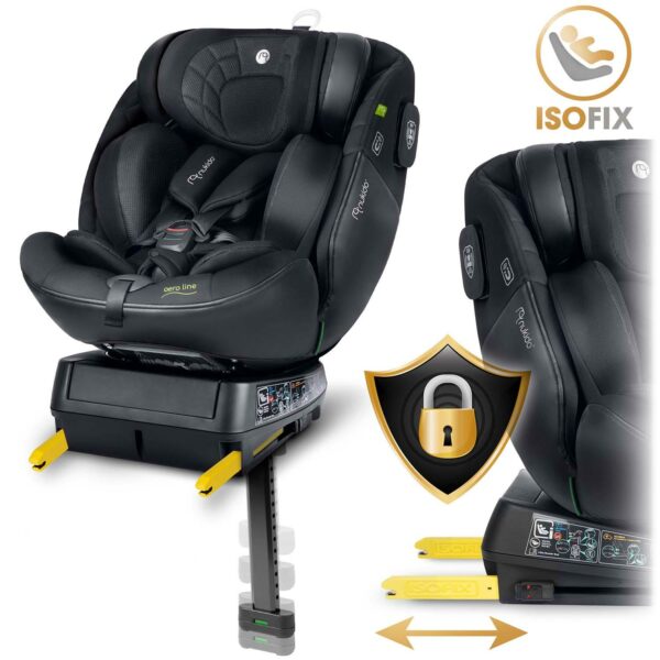 Autosjedalica ISOFIX, 0-36kg, crna | Nukido Prestige - Image 10