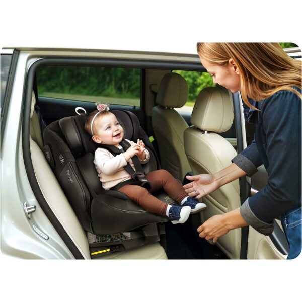 Autosjedalica ISOFIX, 0-36kg, crna | Nukido Prestige - Image 11
