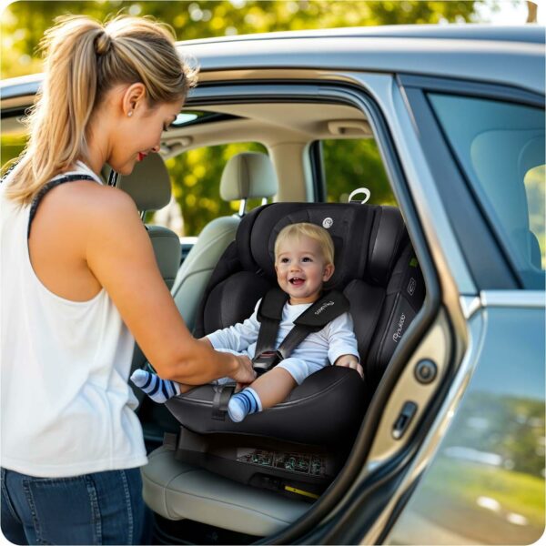 Autosjedalica ISOFIX, 0-36kg, crna | Nukido Prestige - Image 12