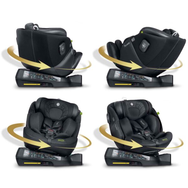 Autosjedalica ISOFIX, 0-36kg, crna | Nukido Prestige - Image 4