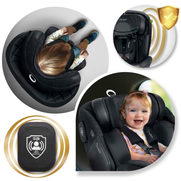 Autosjedalica ISOFIX, 0-36kg, crna | Nukido Prestige - Image 7
