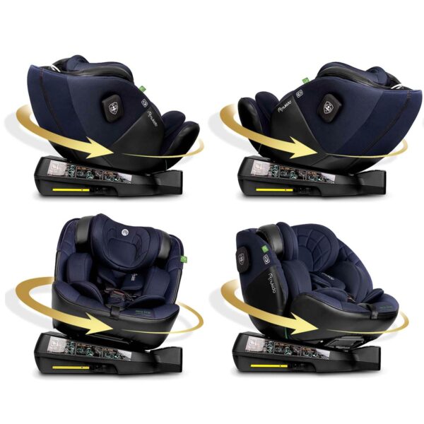 Autosjedalica ISOFIX, 0-36kg, tamnoplava | Nukido Prestige - Image 3