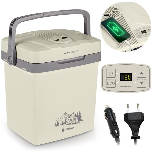 Prijenosni hladnjak Icemax, ECO, 26L, bijeli | Berdsen