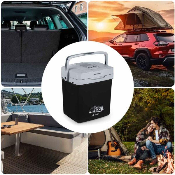 Prijenosni hladnjak Icemax, ECO, 26L, crni | Berdsen - Image 10