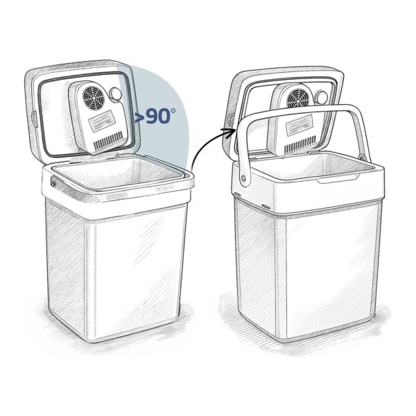 Prijenosni hladnjak Icemax, ECO, 26L, plavi | Berdsen - Image 4