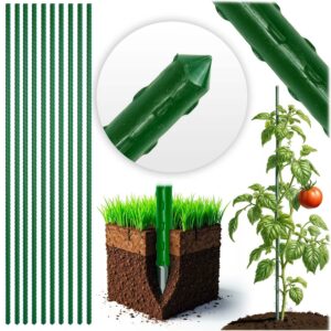Stup za potporu biljaka PL-940, 10 kom, 150 cm, zeleni | Plonos