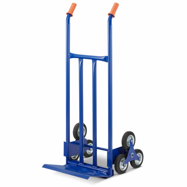 Transportna kolica, stepenice, 200 kg, plava | HIGHER - Image 2