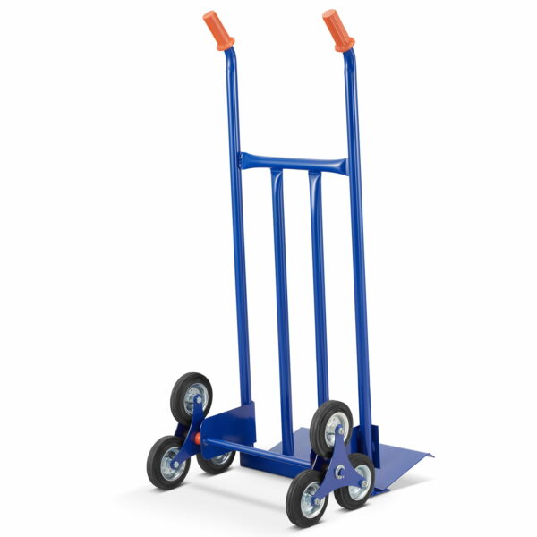 Transportna kolica, stepenice, 200 kg, plava | HIGHER - Image 4